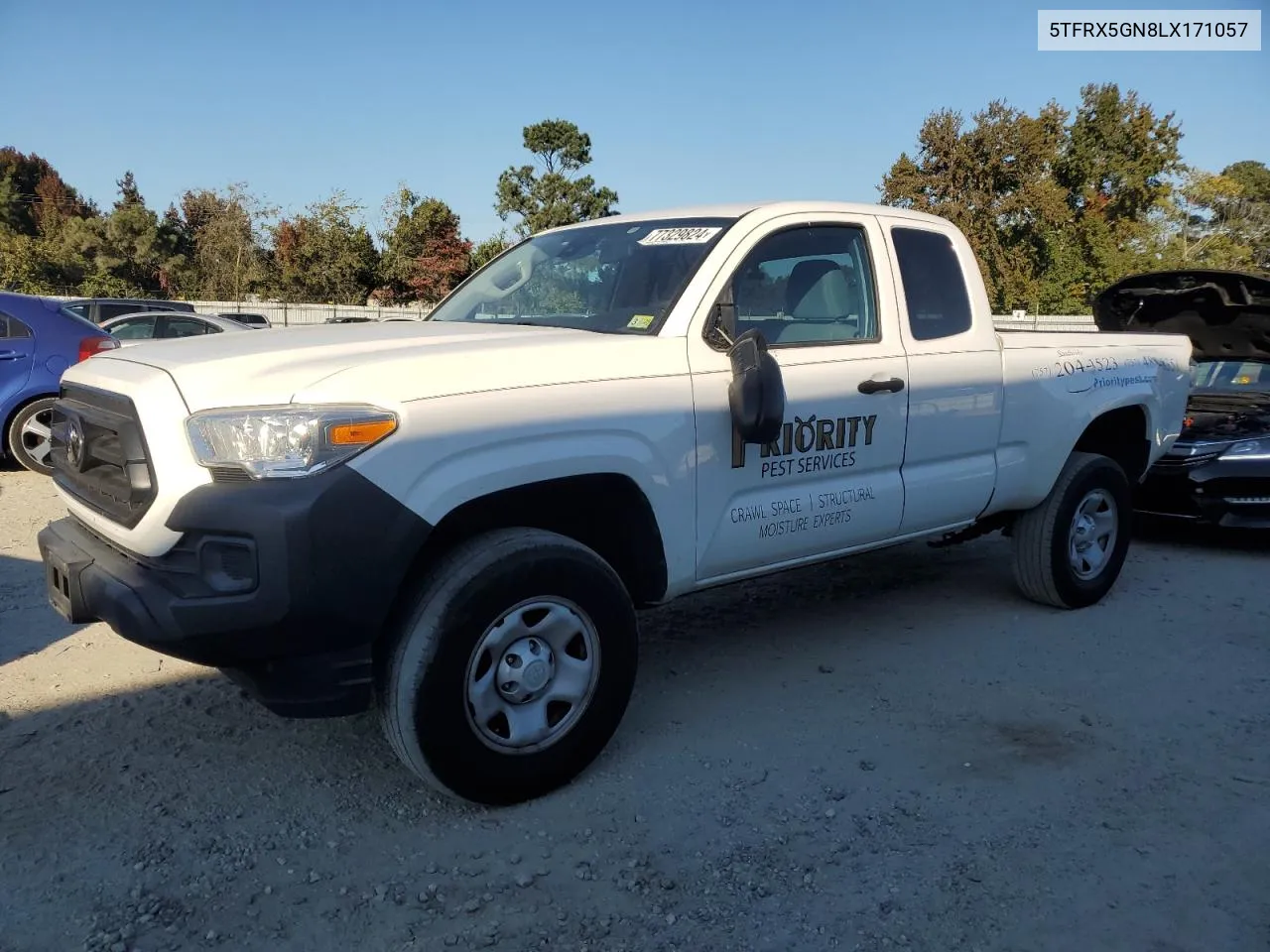 2020 Toyota Tacoma Access Cab VIN: 5TFRX5GN8LX171057 Lot: 77329824