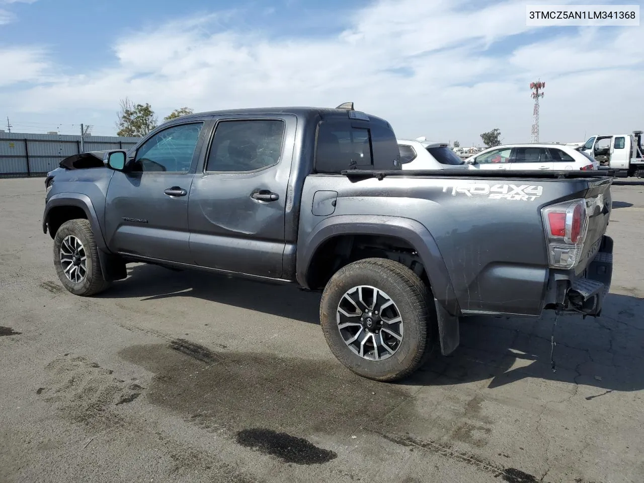 2020 Toyota Tacoma Double Cab VIN: 3TMCZ5AN1LM341368 Lot: 77708324