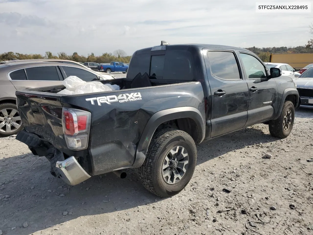 2020 Toyota Tacoma Double Cab VIN: 5TFCZ5ANXLX228495 Lot: 77963874