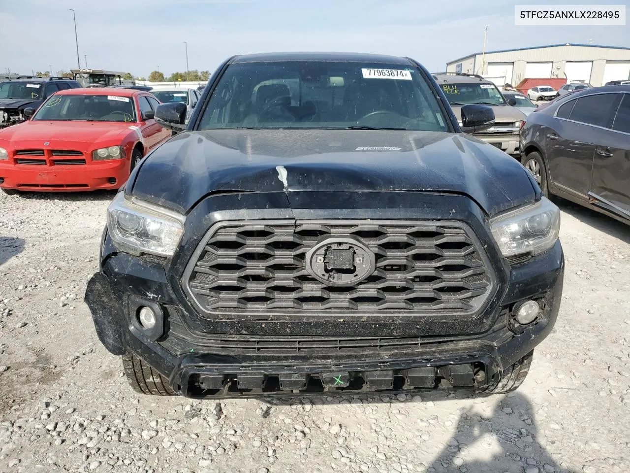 2020 Toyota Tacoma Double Cab VIN: 5TFCZ5ANXLX228495 Lot: 77963874