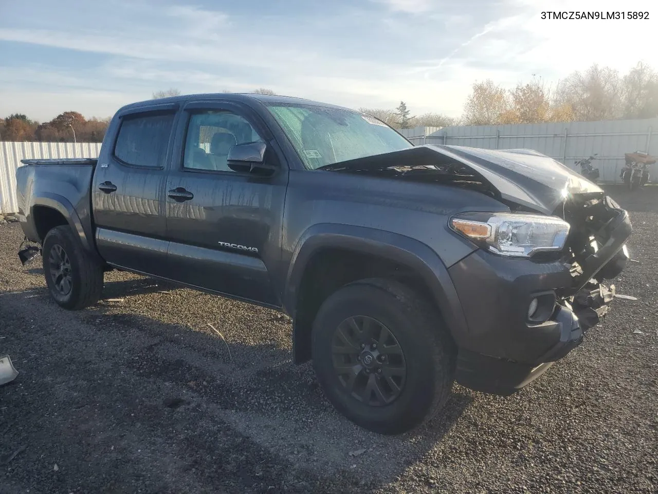 2020 Toyota Tacoma Double Cab VIN: 3TMCZ5AN9LM315892 Lot: 78205814