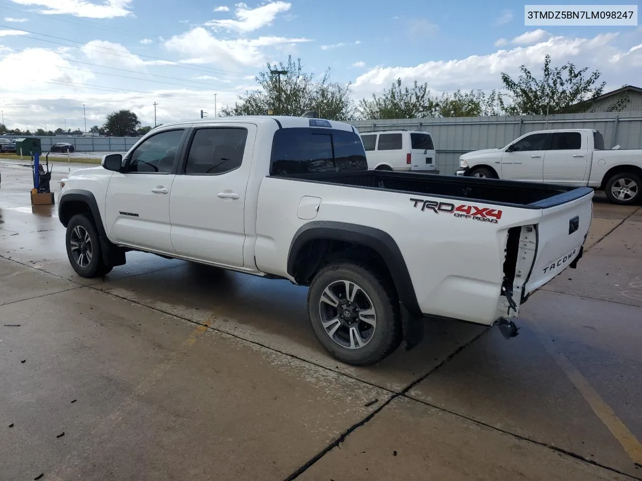 2020 Toyota Tacoma Double Cab VIN: 3TMDZ5BN7LM098247 Lot: 78233874