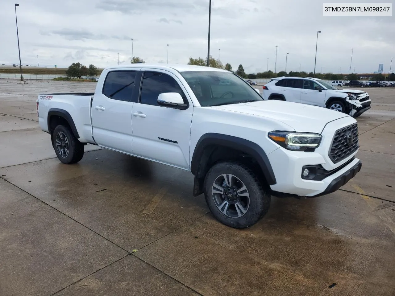 2020 Toyota Tacoma Double Cab VIN: 3TMDZ5BN7LM098247 Lot: 78233874