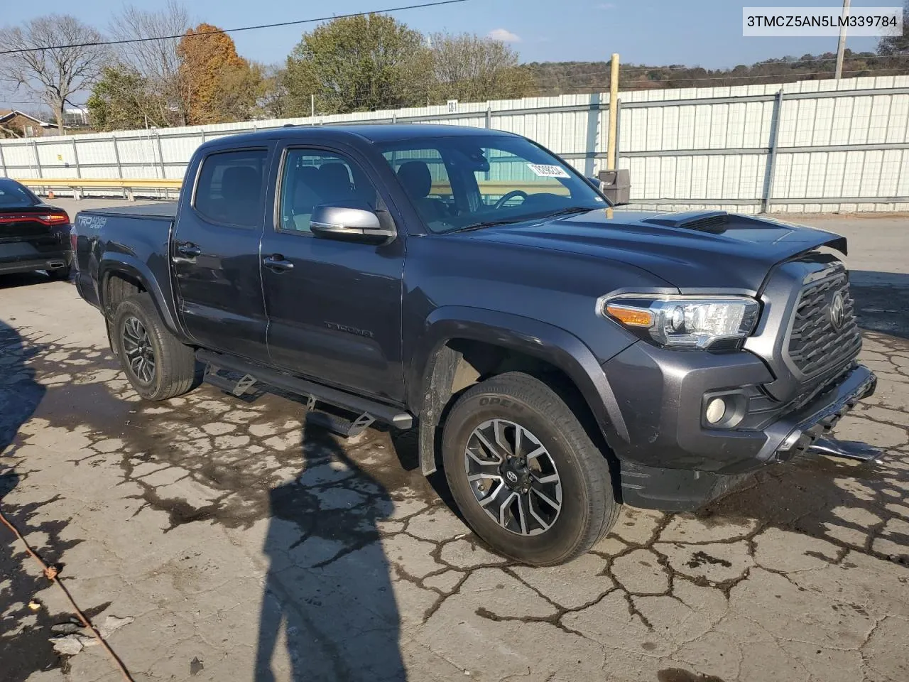 2020 Toyota Tacoma Double Cab VIN: 3TMCZ5AN5LM339784 Lot: 78298234