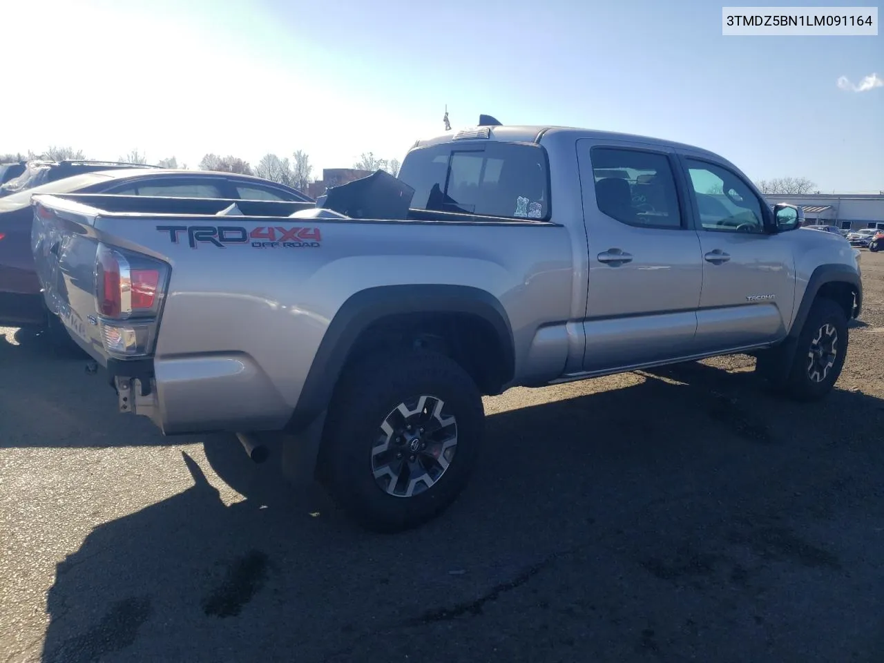 2020 Toyota Tacoma Double Cab VIN: 3TMDZ5BN1LM091164 Lot: 78681194