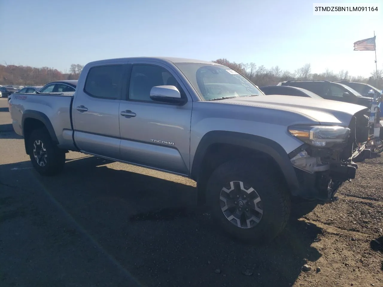 2020 Toyota Tacoma Double Cab VIN: 3TMDZ5BN1LM091164 Lot: 78681194