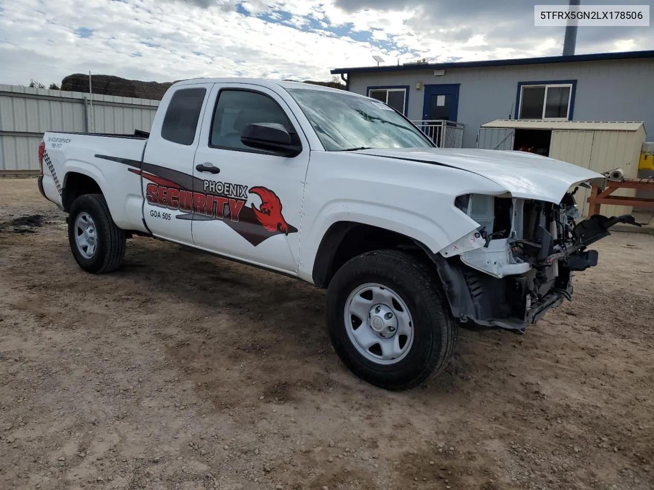 2020 Toyota Tacoma Access Cab VIN: 5TFRX5GN2LX178506 Lot: 78961894