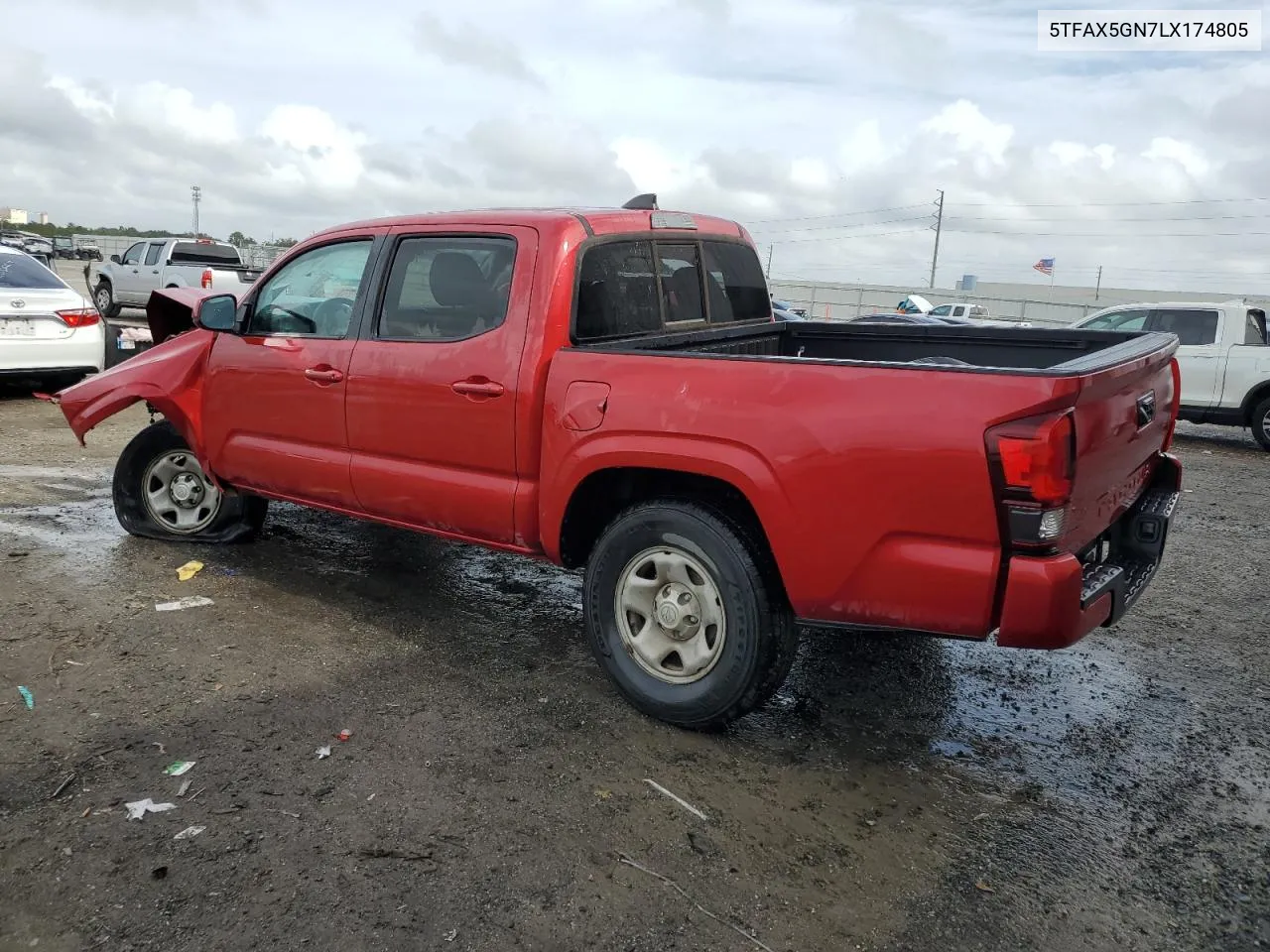 2020 Toyota Tacoma Double Cab VIN: 5TFAX5GN7LX174805 Lot: 79639934