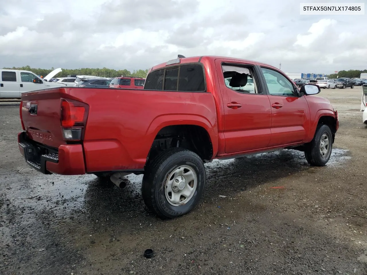 2020 Toyota Tacoma Double Cab VIN: 5TFAX5GN7LX174805 Lot: 79639934