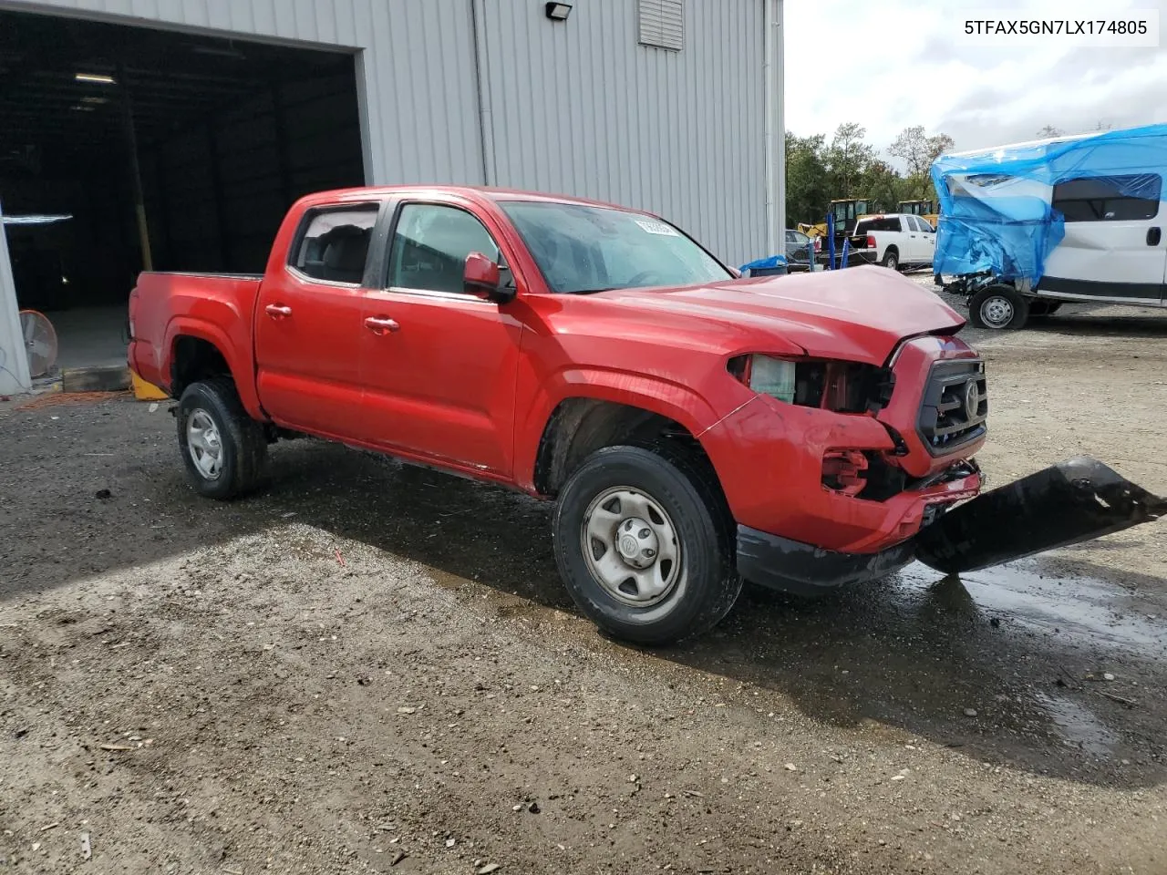 2020 Toyota Tacoma Double Cab VIN: 5TFAX5GN7LX174805 Lot: 79639934