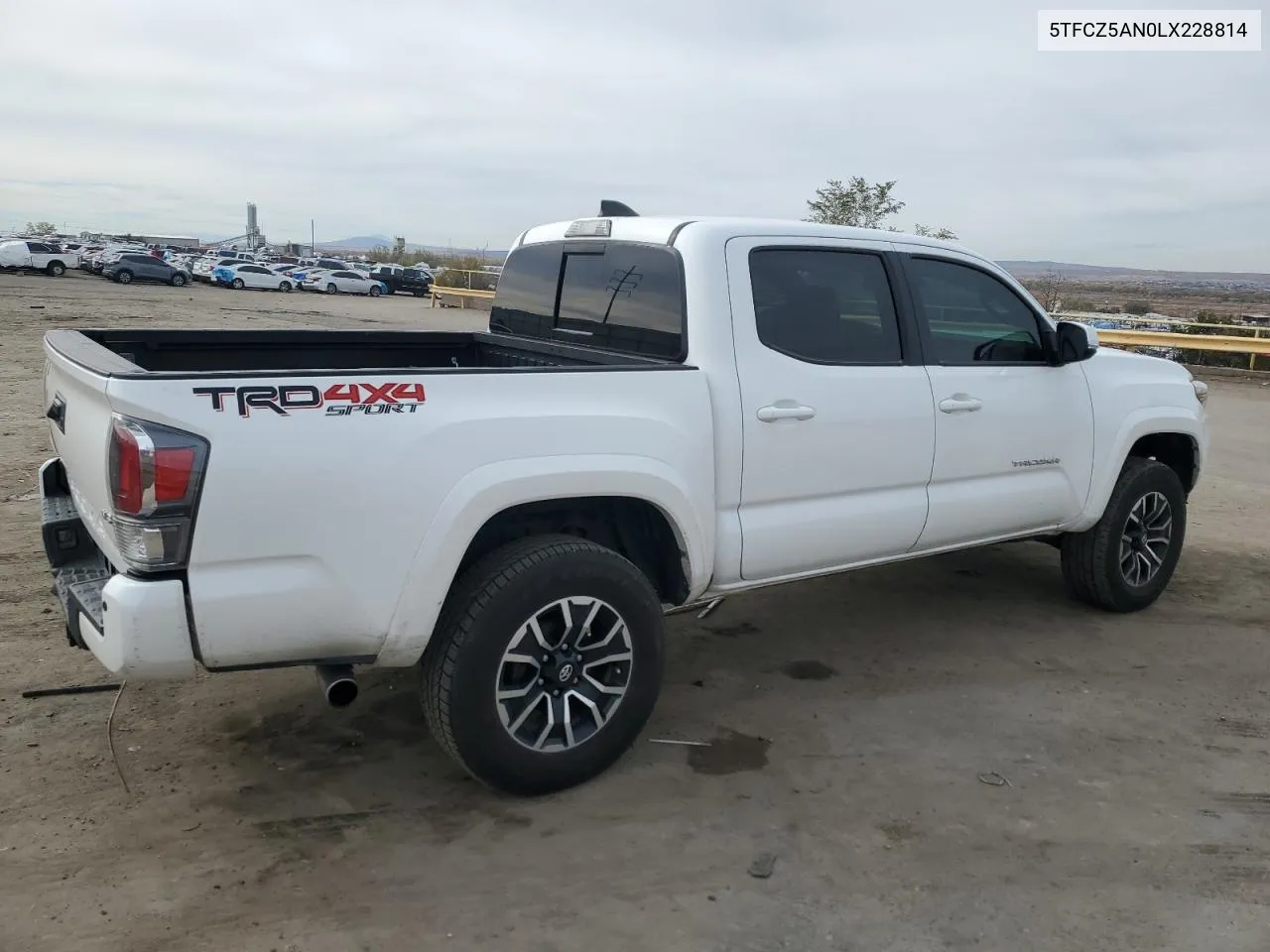 2020 Toyota Tacoma Double Cab VIN: 5TFCZ5AN0LX228814 Lot: 79913904