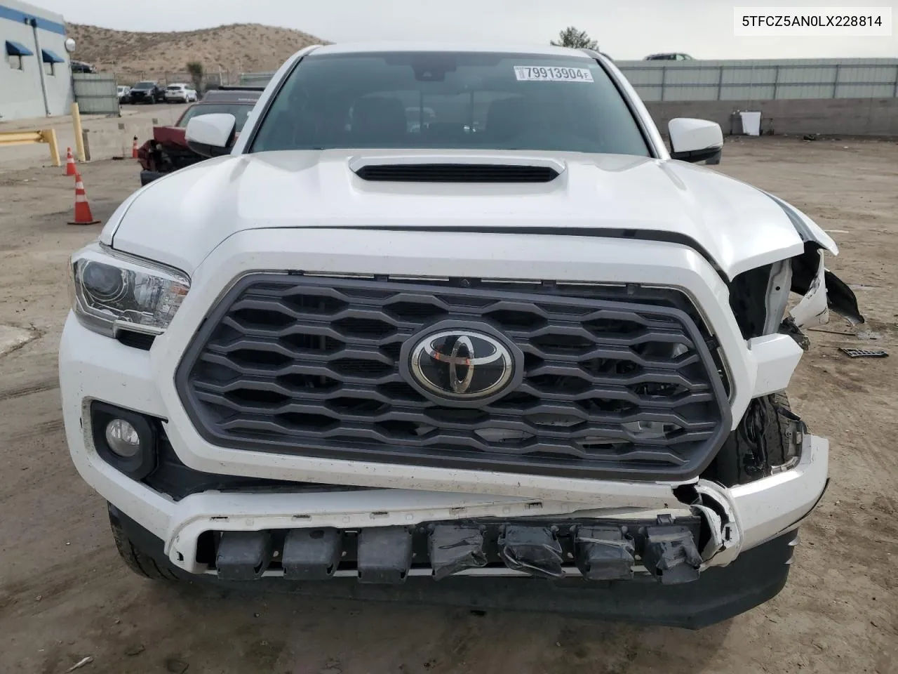 2020 Toyota Tacoma Double Cab VIN: 5TFCZ5AN0LX228814 Lot: 79913904