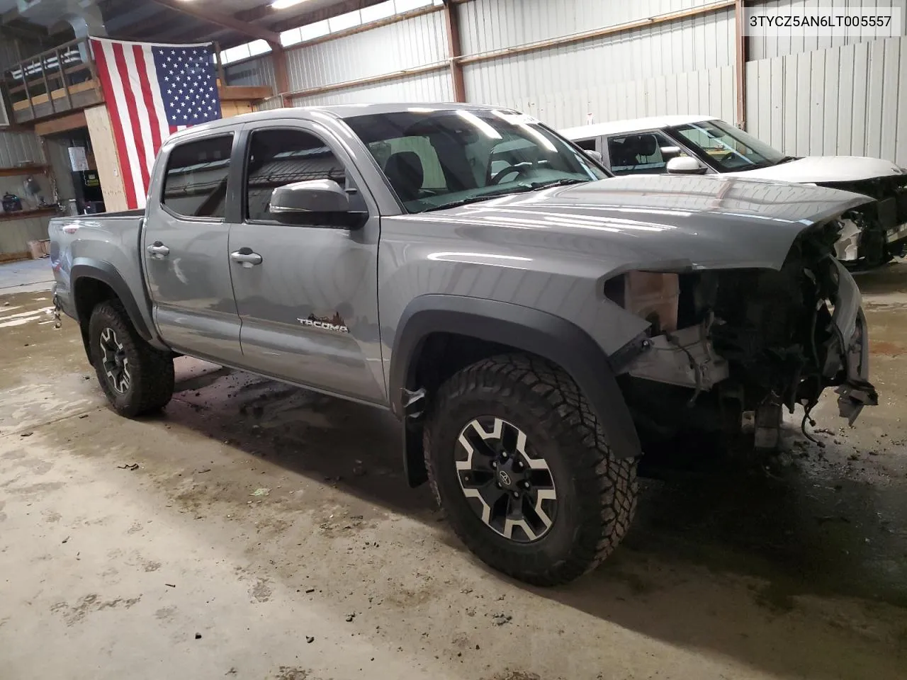 2020 Toyota Tacoma Double Cab VIN: 3TYCZ5AN6LT005557 Lot: 80361464