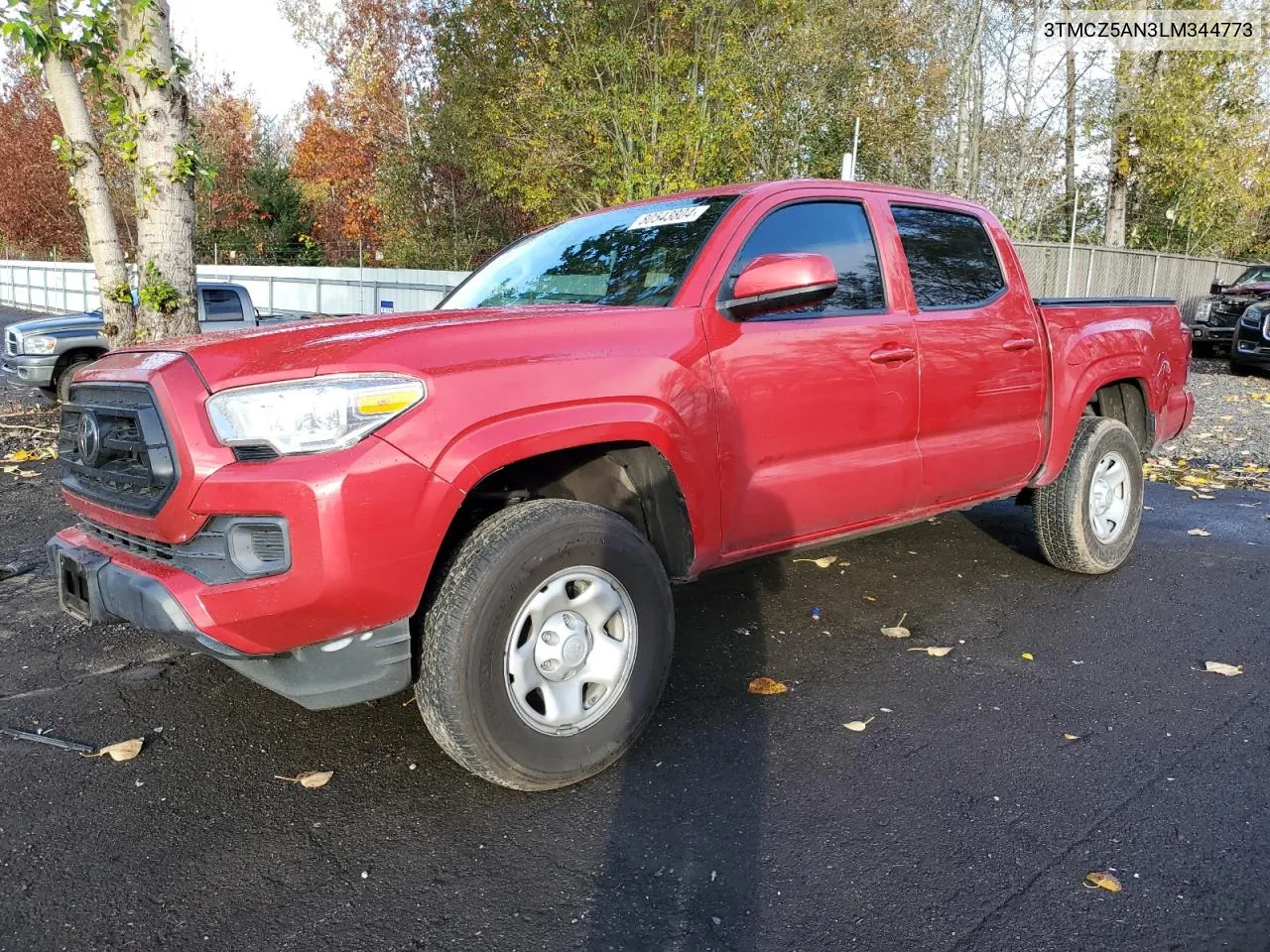 2020 Toyota Tacoma Double Cab VIN: 3TMCZ5AN3LM344773 Lot: 80543804