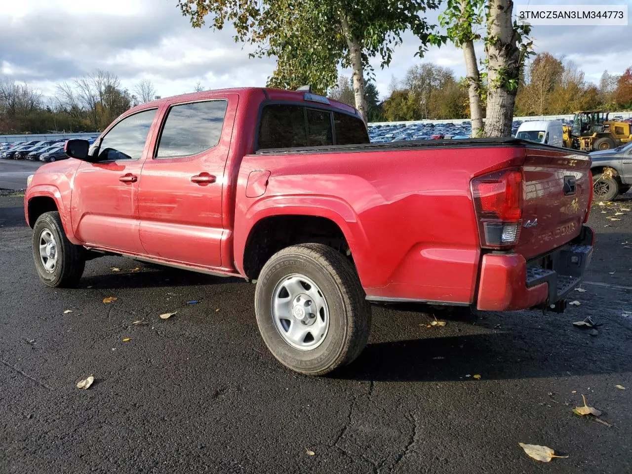 2020 Toyota Tacoma Double Cab VIN: 3TMCZ5AN3LM344773 Lot: 80543804