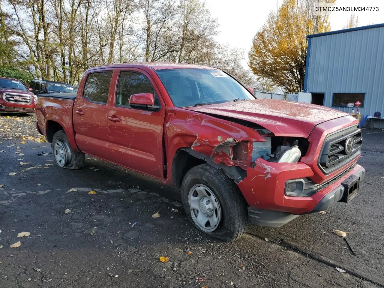 2020 Toyota Tacoma Double Cab VIN: 3TMCZ5AN3LM344773 Lot: 80543804