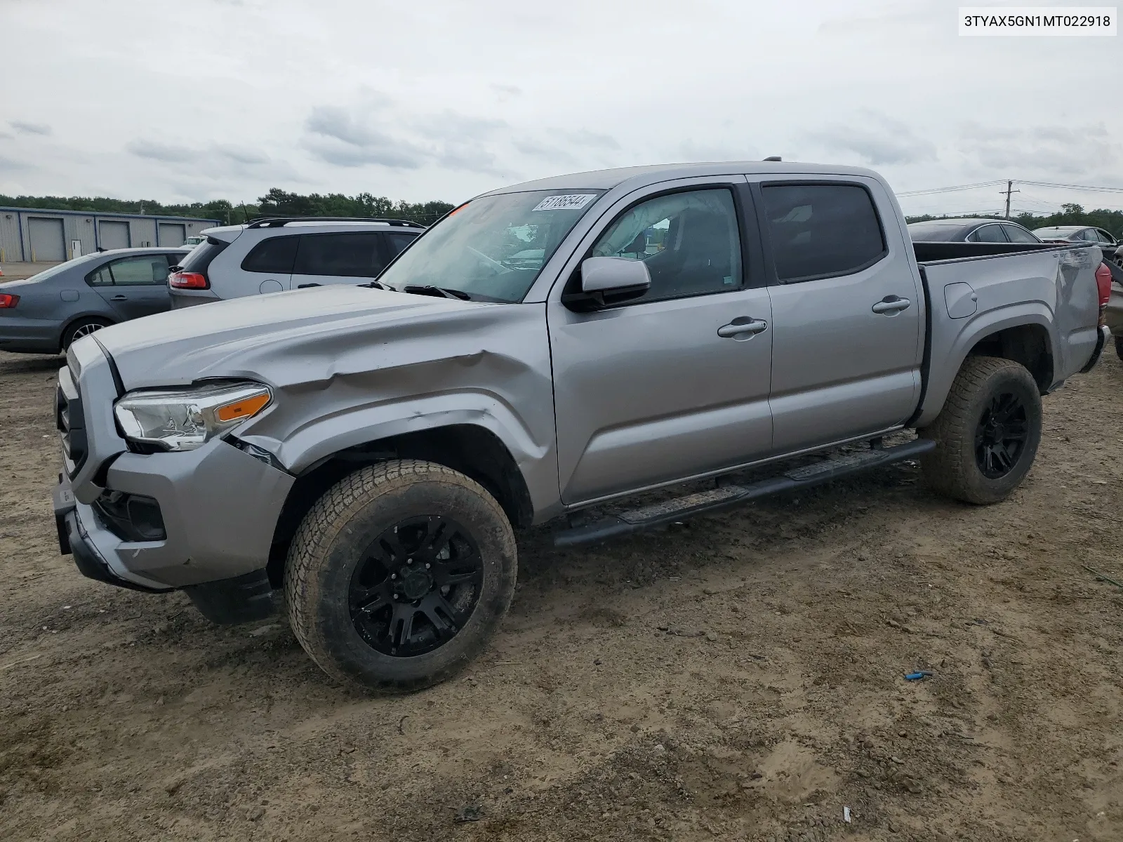 2021 Toyota Tacoma Double Cab VIN: 3TYAX5GN1MT022918 Lot: 51186544