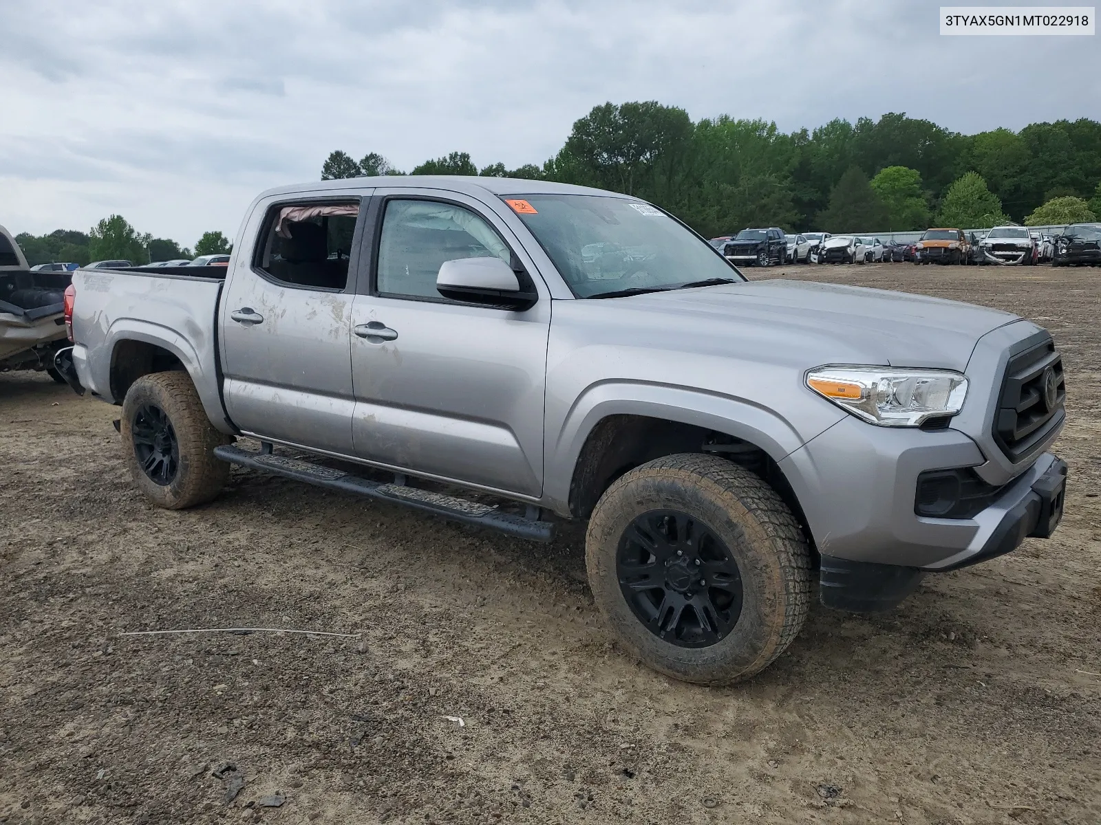 2021 Toyota Tacoma Double Cab VIN: 3TYAX5GN1MT022918 Lot: 51186544