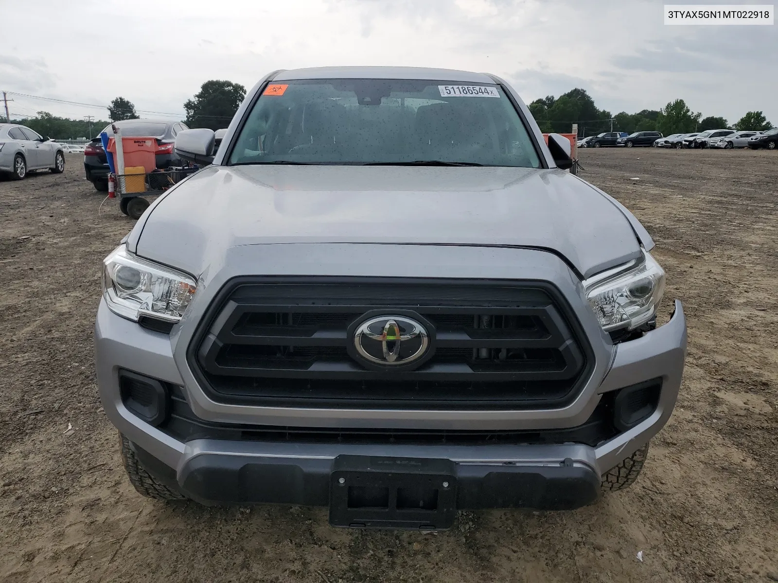 2021 Toyota Tacoma Double Cab VIN: 3TYAX5GN1MT022918 Lot: 51186544