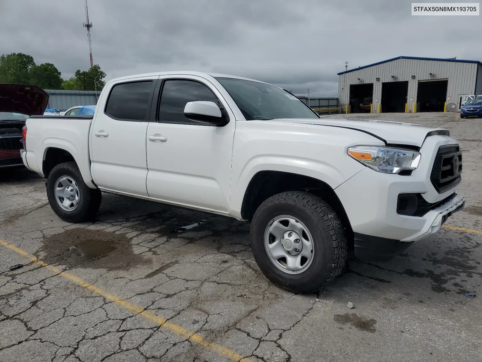 2021 Toyota Tacoma Double Cab VIN: 5TFAX5GN8MX193705 Lot: 53697474