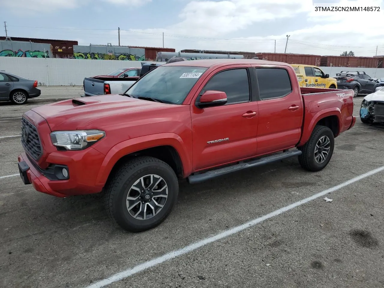 3TMAZ5CN2MM148572 2021 Toyota Tacoma Double Cab