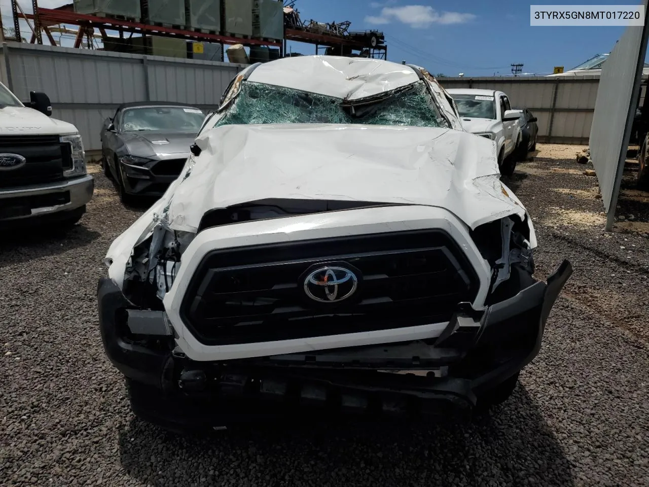 2021 Toyota Tacoma Access Cab VIN: 3TYRX5GN8MT017220 Lot: 55164084