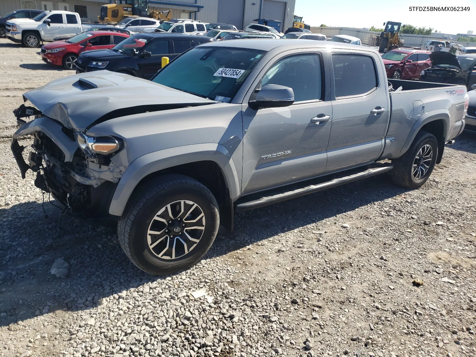 2021 Toyota Tacoma Double Cab VIN: 5TFDZ5BN6MX062349 Lot: 58427854