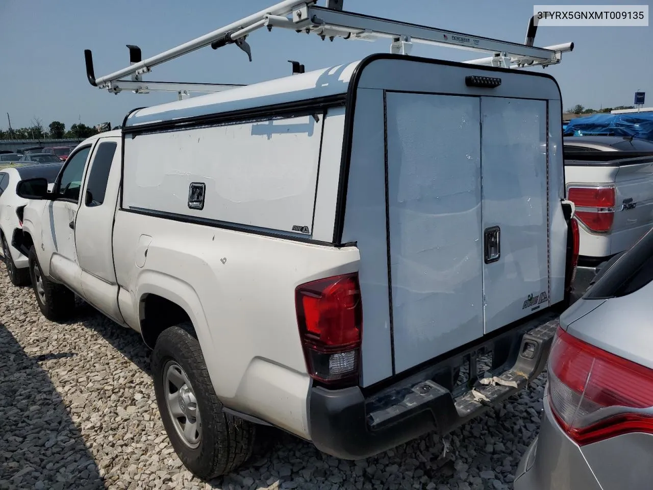 2021 Toyota Tacoma Access Cab VIN: 3TYRX5GNXMT009135 Lot: 58509024