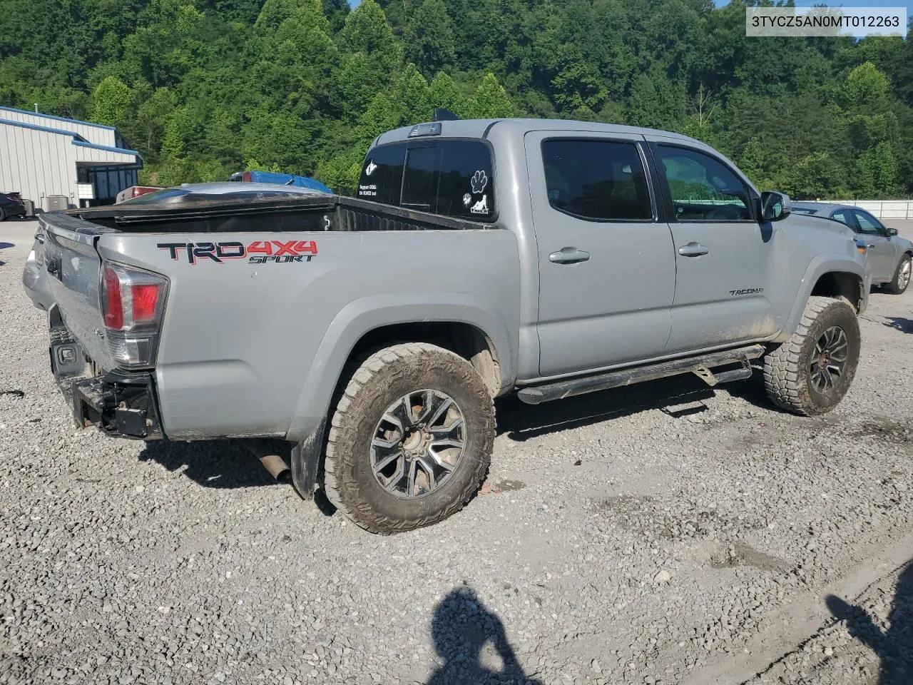 2021 Toyota Tacoma Double Cab VIN: 3TYCZ5AN0MT012263 Lot: 59942984