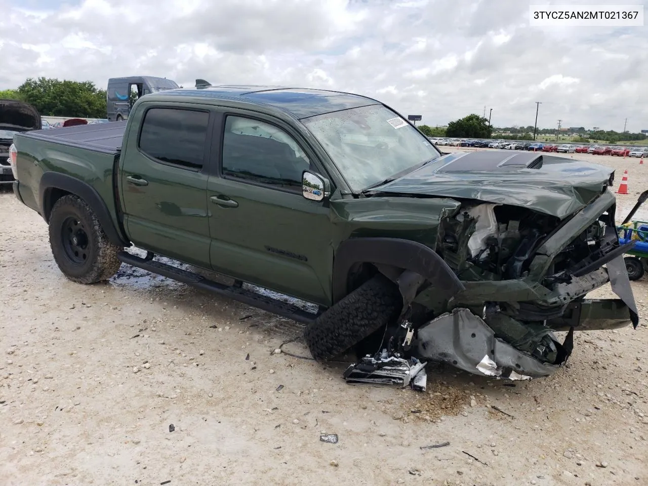 3TYCZ5AN2MT021367 2021 Toyota Tacoma Double Cab