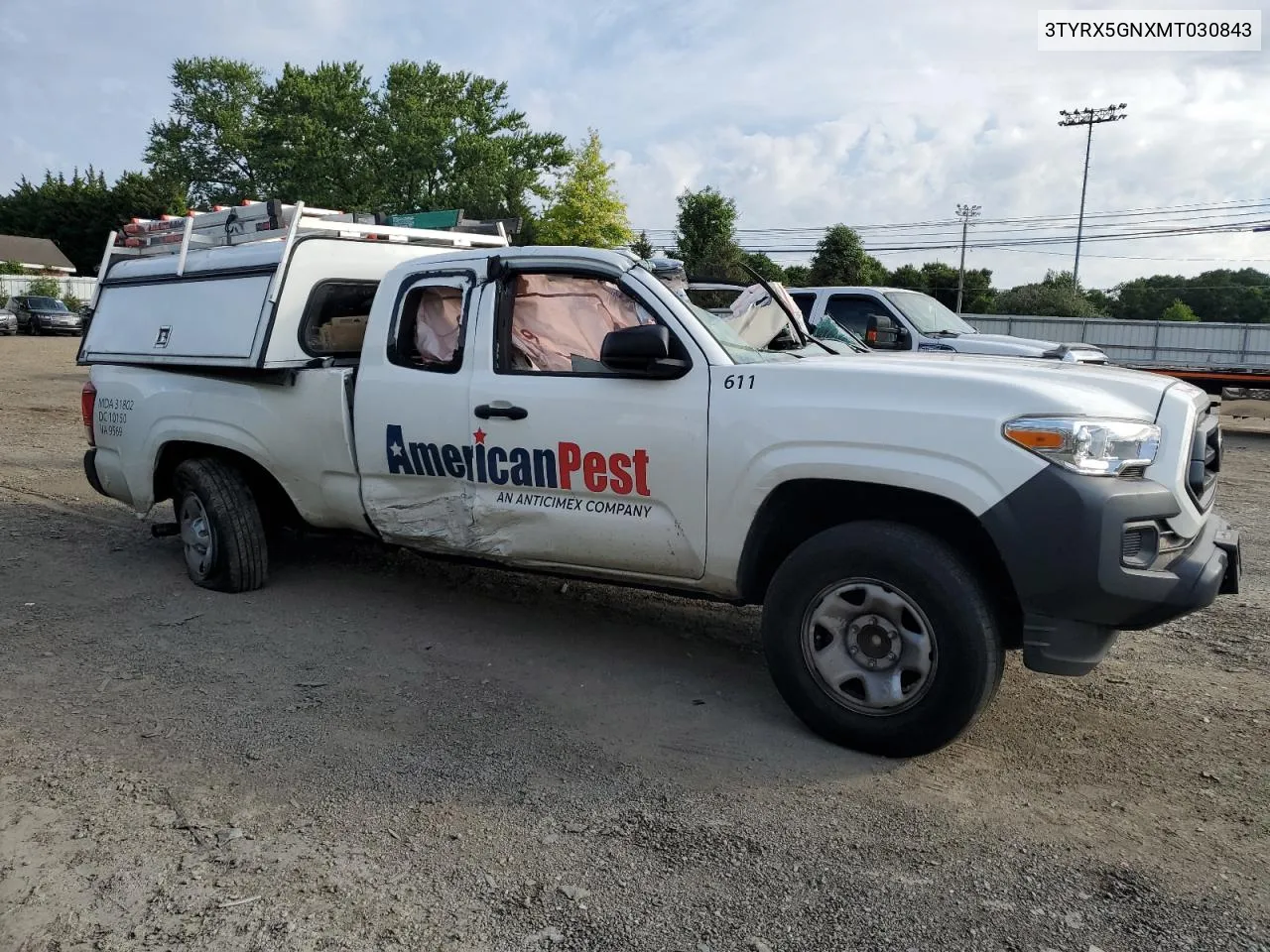 2021 Toyota Tacoma Access Cab VIN: 3TYRX5GNXMT030843 Lot: 60696314