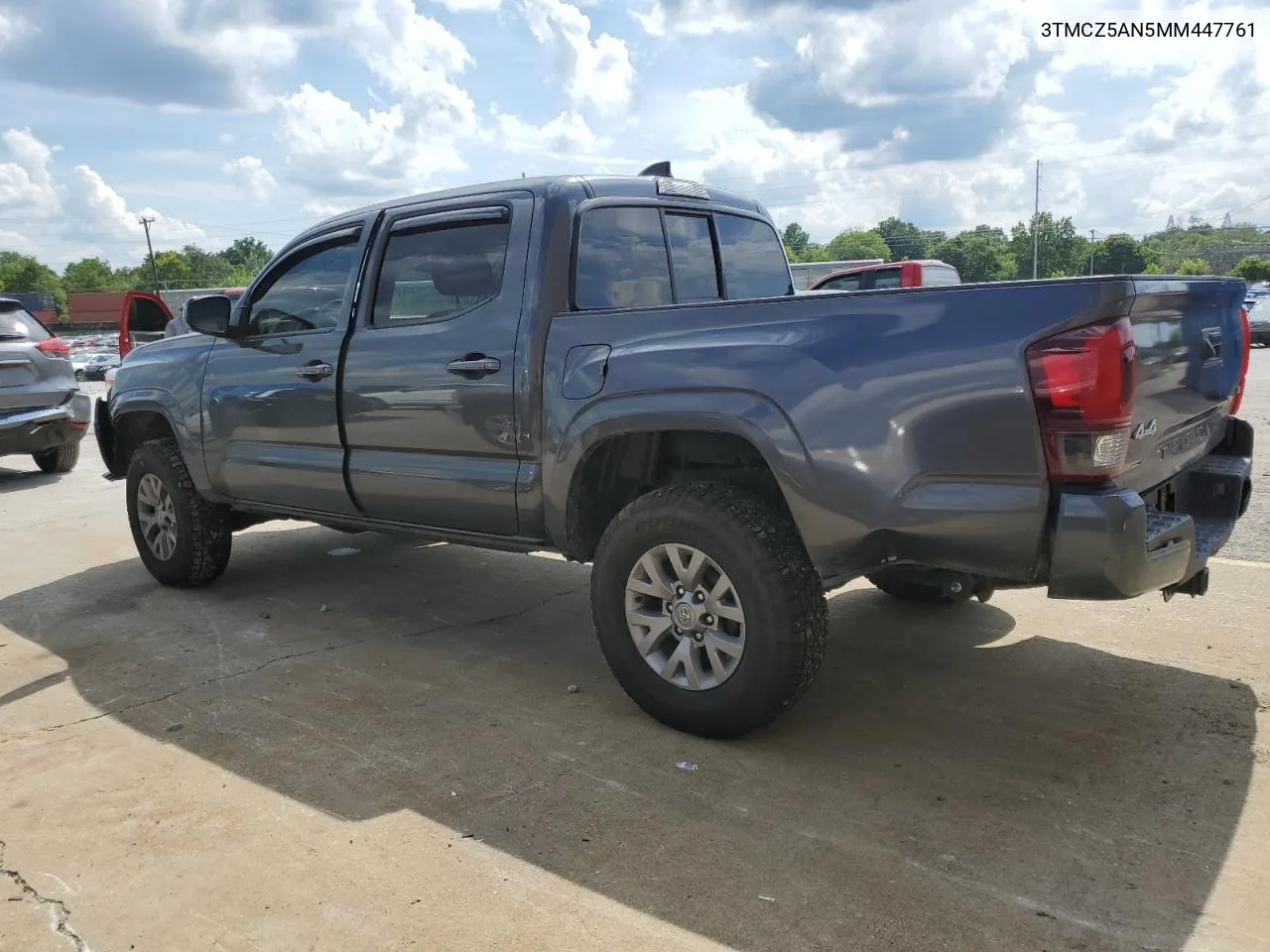 2021 Toyota Tacoma Double Cab VIN: 3TMCZ5AN5MM447761 Lot: 60916294