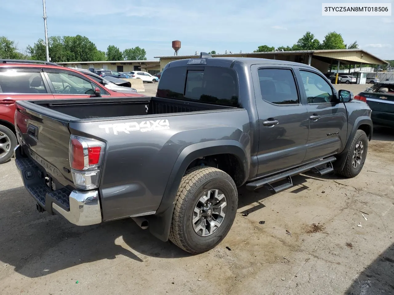 2021 Toyota Tacoma Double Cab VIN: 3TYCZ5AN8MT018506 Lot: 60997364