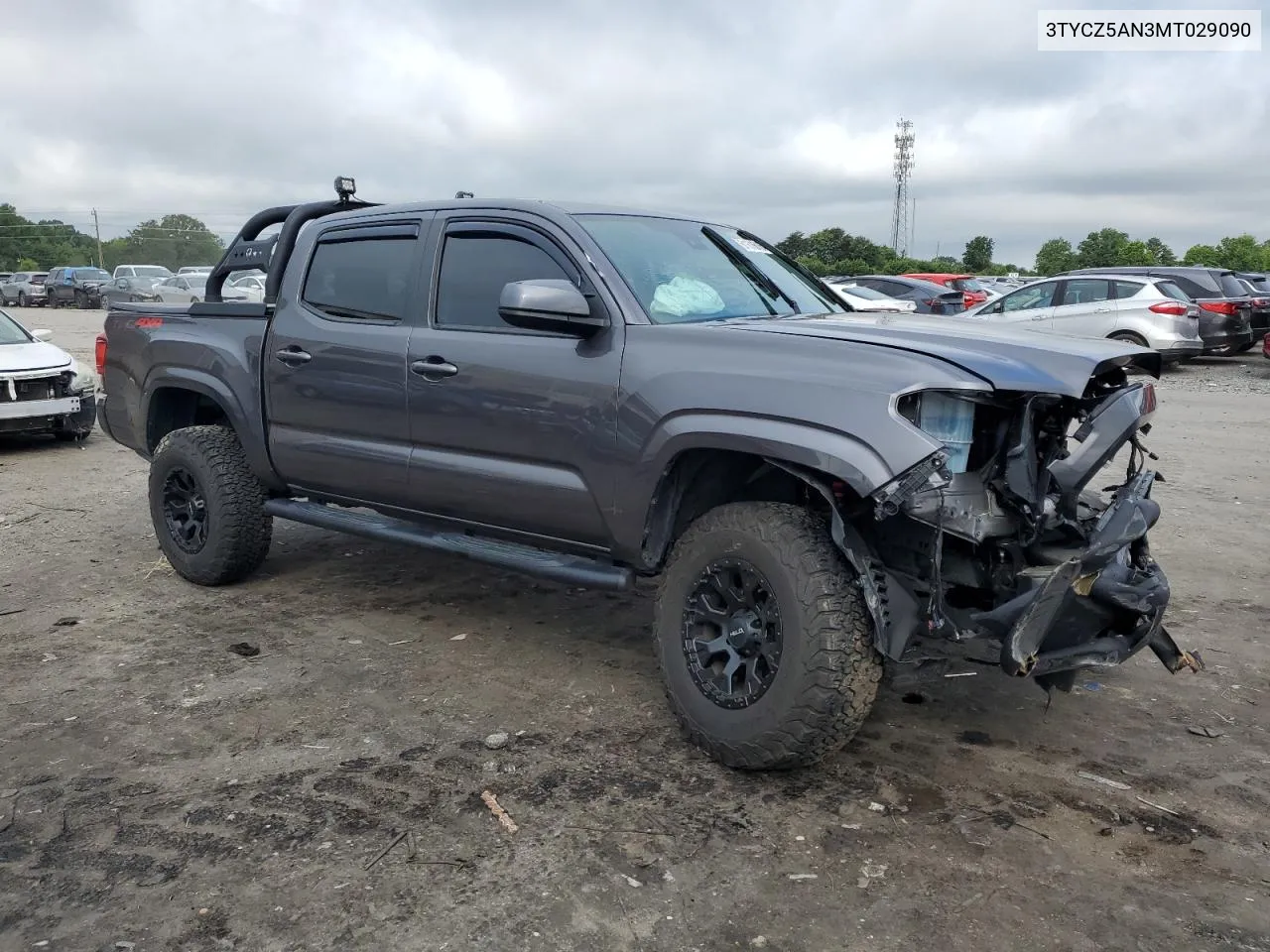 2021 Toyota Tacoma Double Cab VIN: 3TYCZ5AN3MT029090 Lot: 61616164