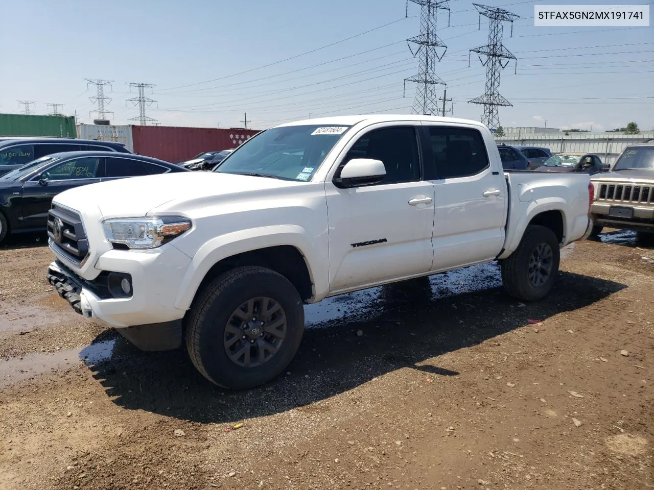 2021 Toyota Tacoma Double Cab VIN: 5TFAX5GN2MX191741 Lot: 62481604