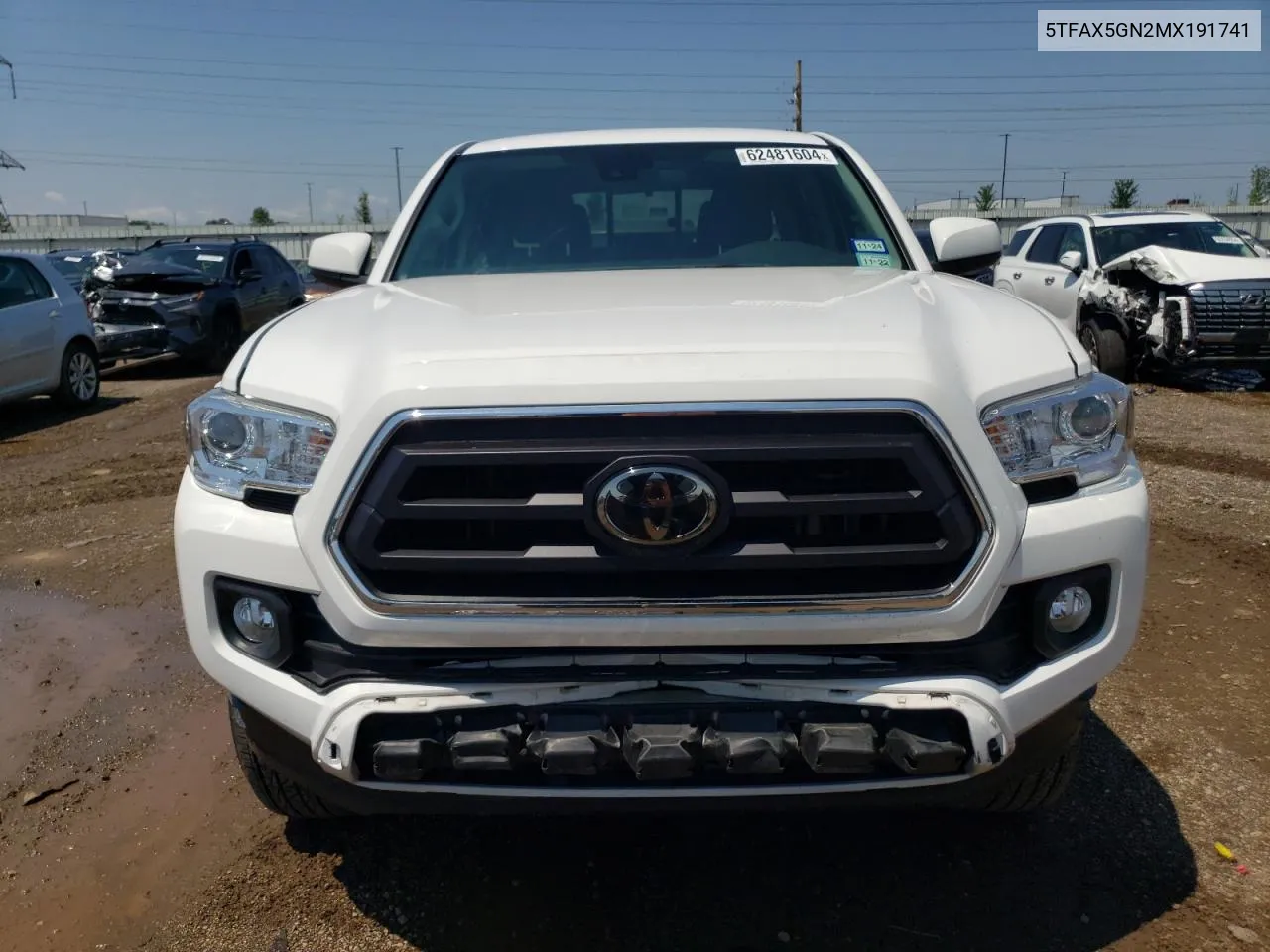 2021 Toyota Tacoma Double Cab VIN: 5TFAX5GN2MX191741 Lot: 62481604