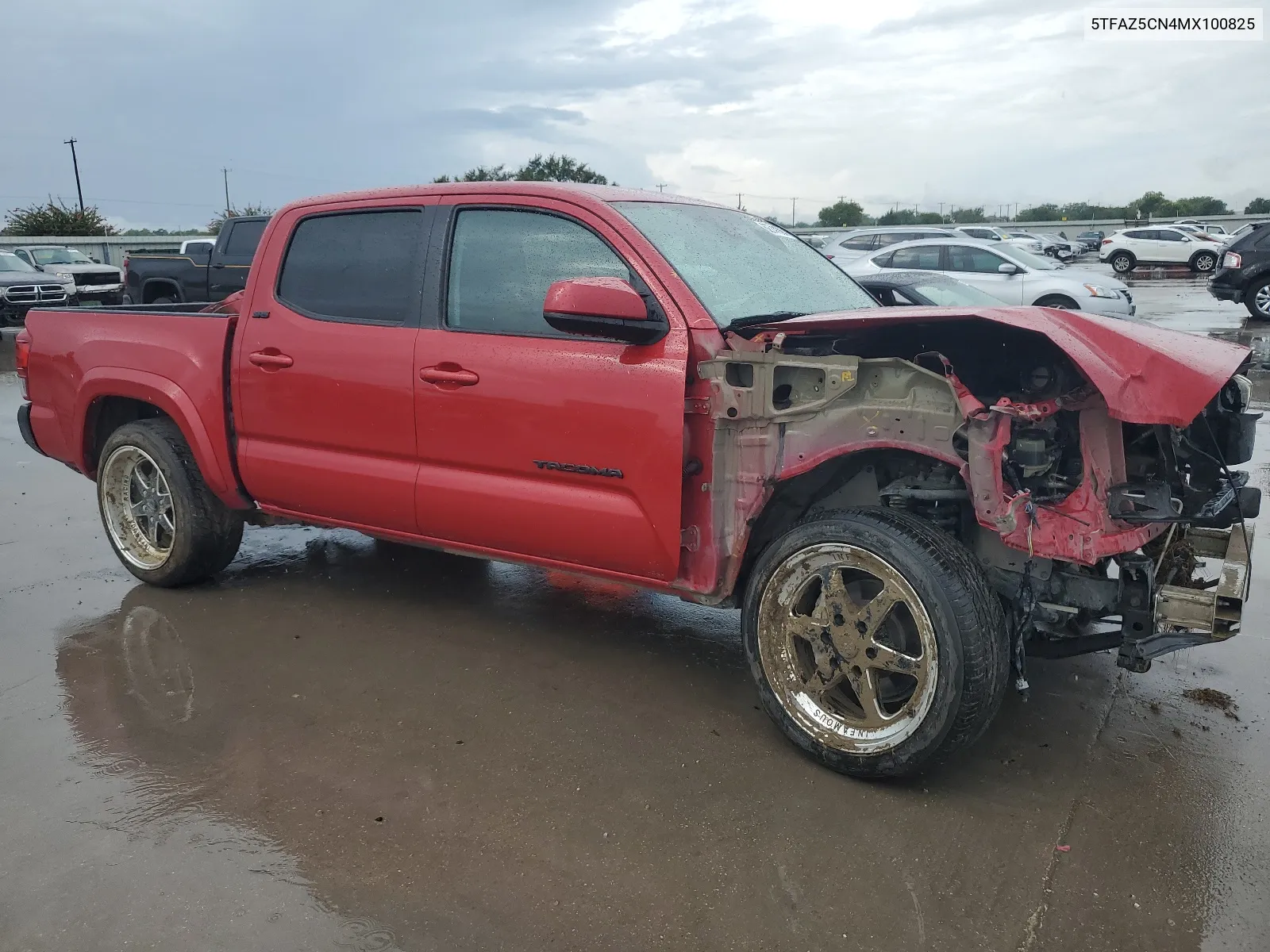 2021 Toyota Tacoma Double Cab VIN: 5TFAZ5CN4MX100825 Lot: 62744764