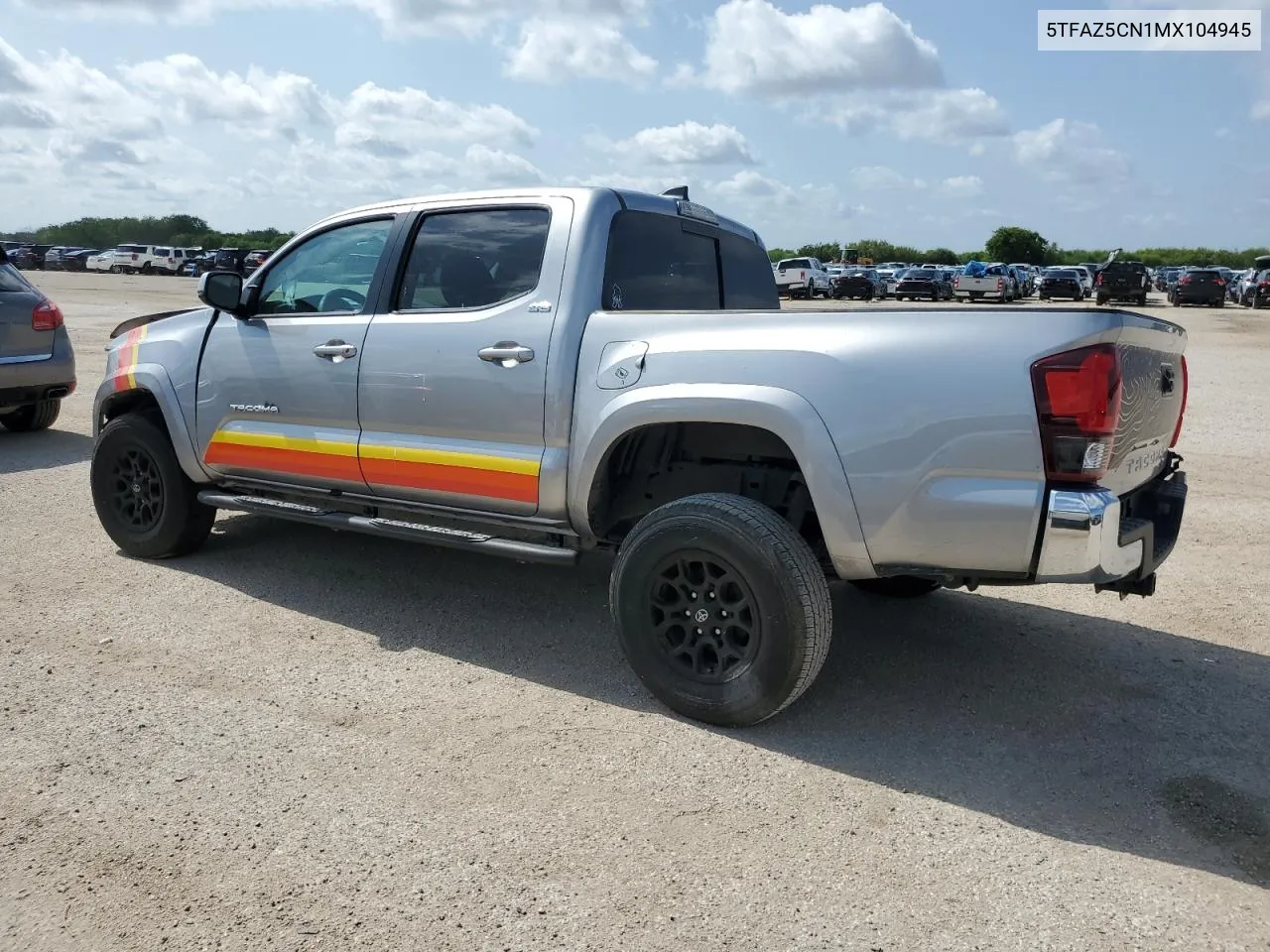 2021 Toyota Tacoma Double Cab VIN: 5TFAZ5CN1MX104945 Lot: 71766594