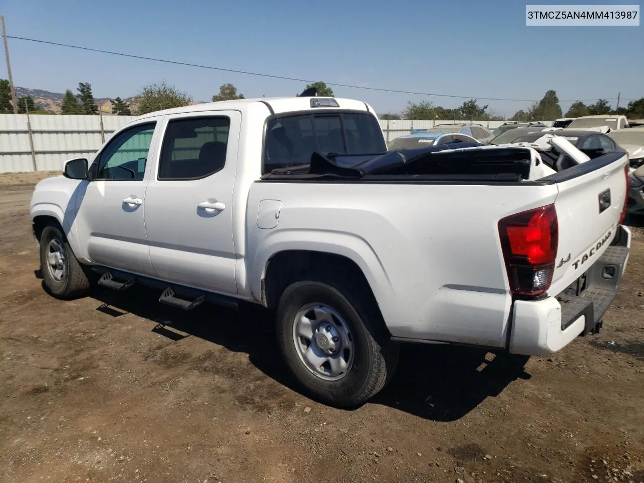 2021 Toyota Tacoma Double Cab VIN: 3TMCZ5AN4MM413987 Lot: 64055994