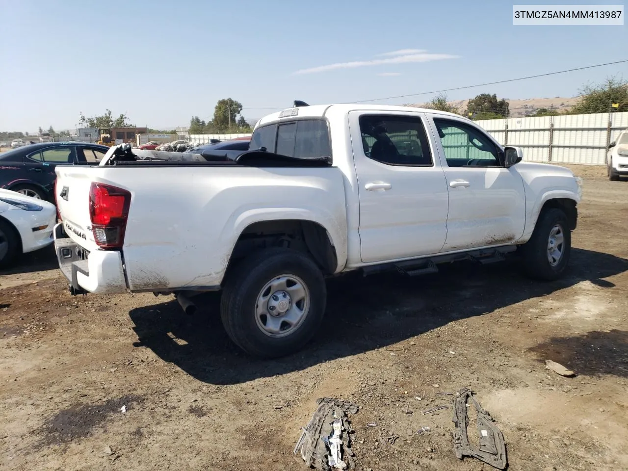 2021 Toyota Tacoma Double Cab VIN: 3TMCZ5AN4MM413987 Lot: 64055994