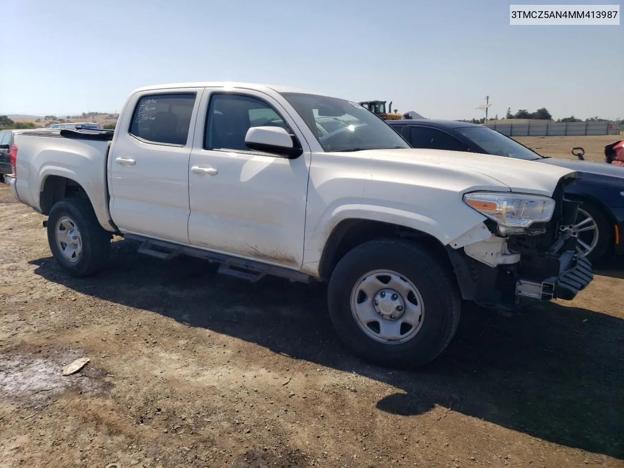 2021 Toyota Tacoma Double Cab VIN: 3TMCZ5AN4MM413987 Lot: 64055994