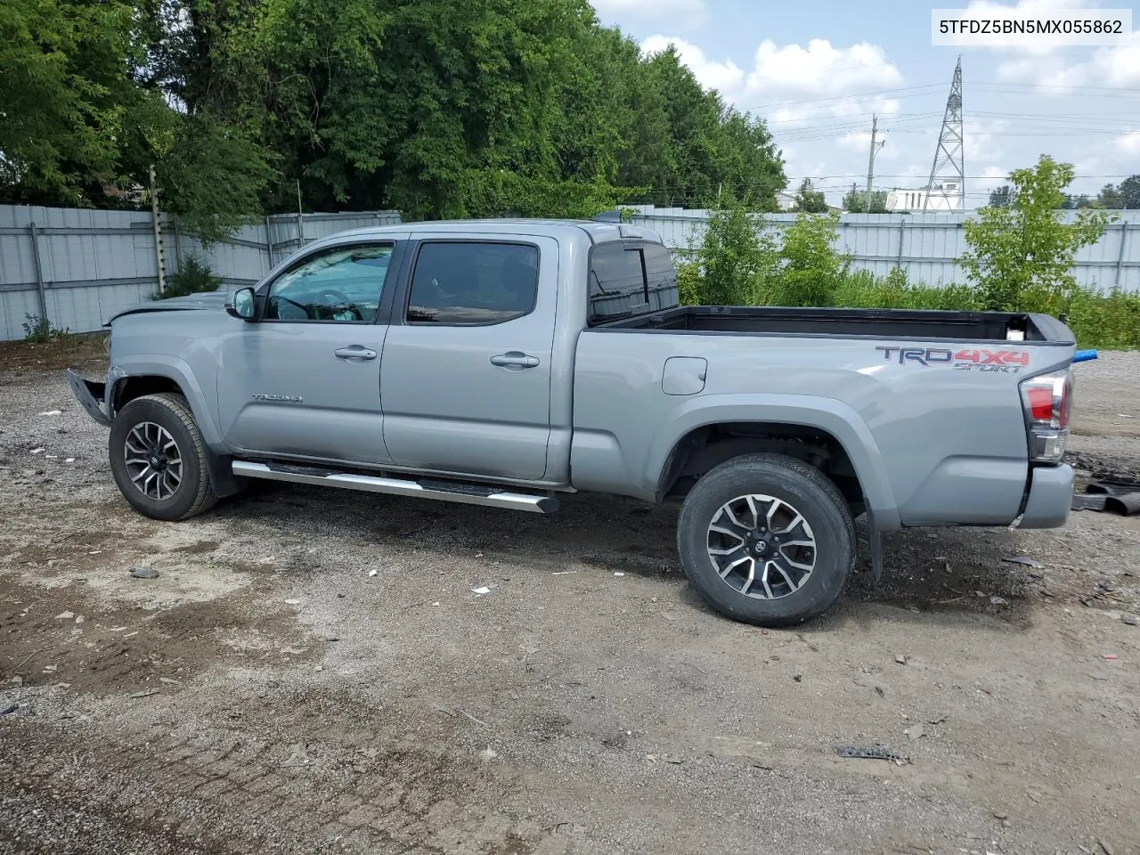 2021 Toyota Tacoma Double Cab VIN: 5TFDZ5BN5MX055862 Lot: 65150774