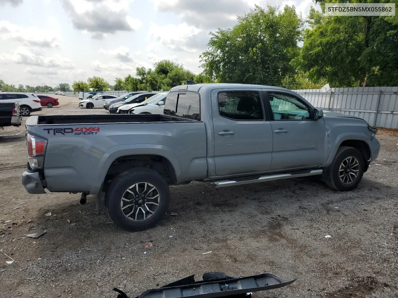 2021 Toyota Tacoma Double Cab VIN: 5TFDZ5BN5MX055862 Lot: 65150774