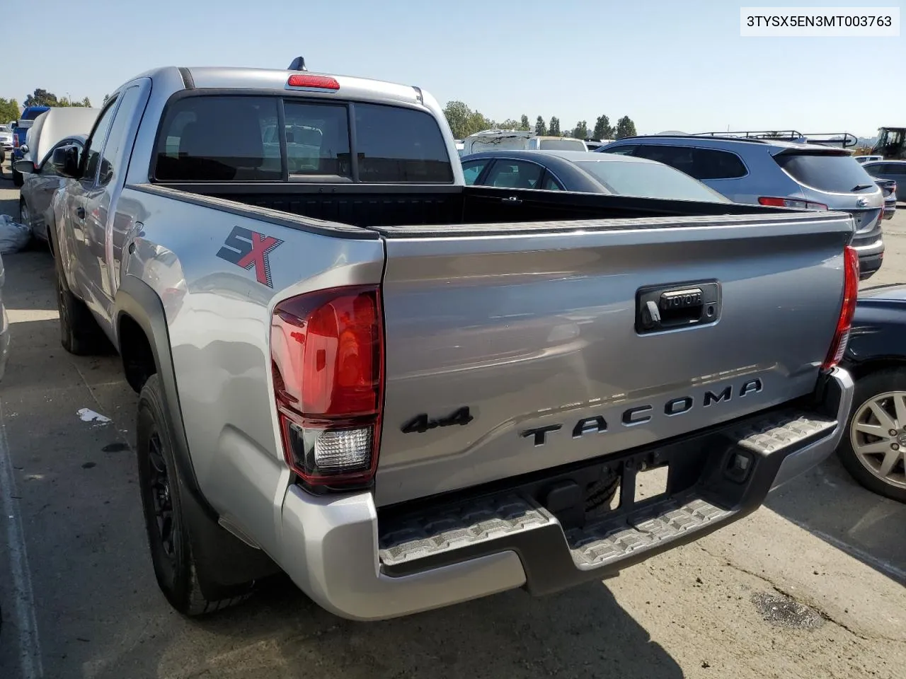 2021 Toyota Tacoma Access Cab VIN: 3TYSX5EN3MT003763 Lot: 65151483