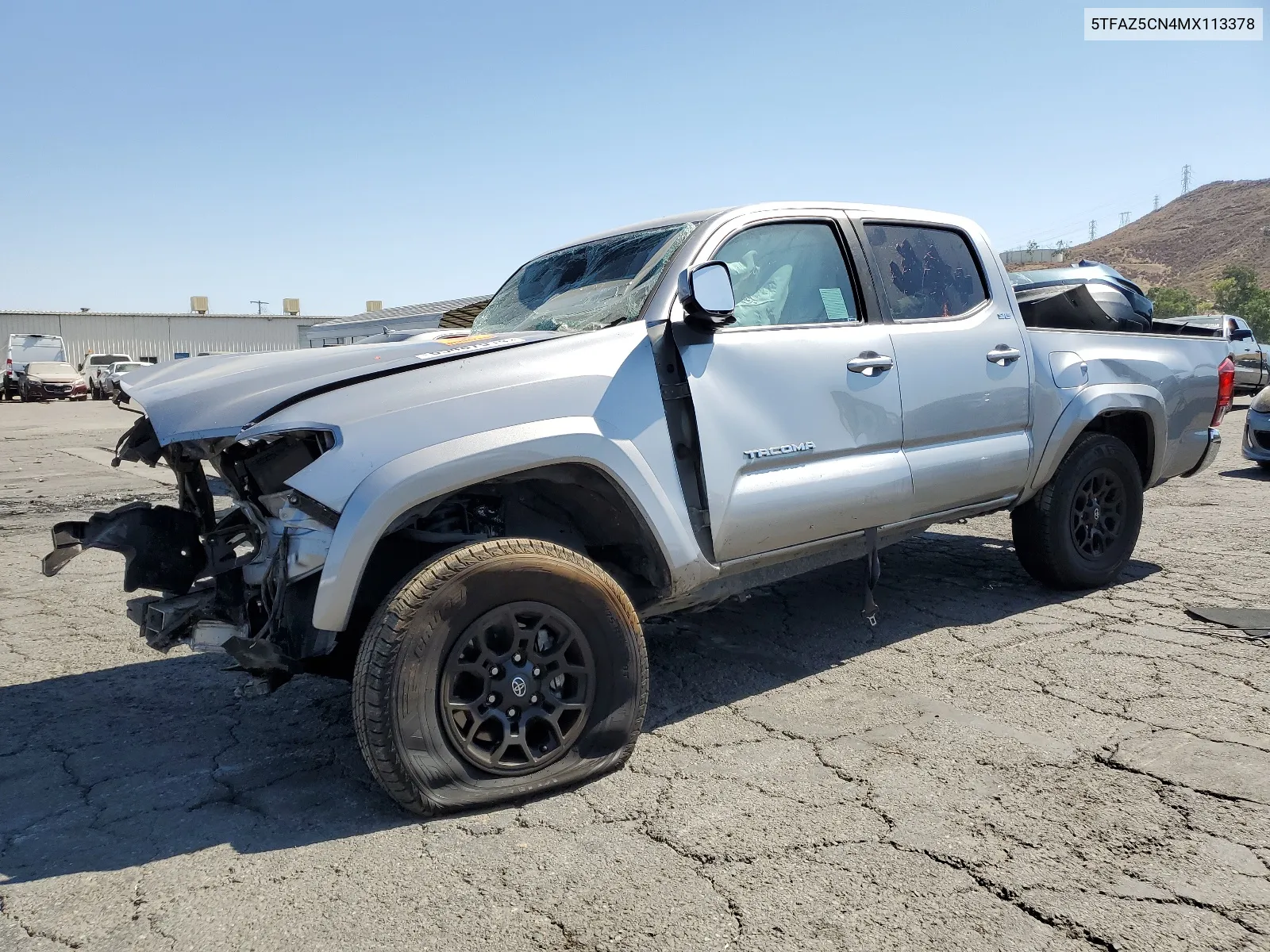 2021 Toyota Tacoma Double Cab VIN: 5TFAZ5CN4MX113378 Lot: 65487014