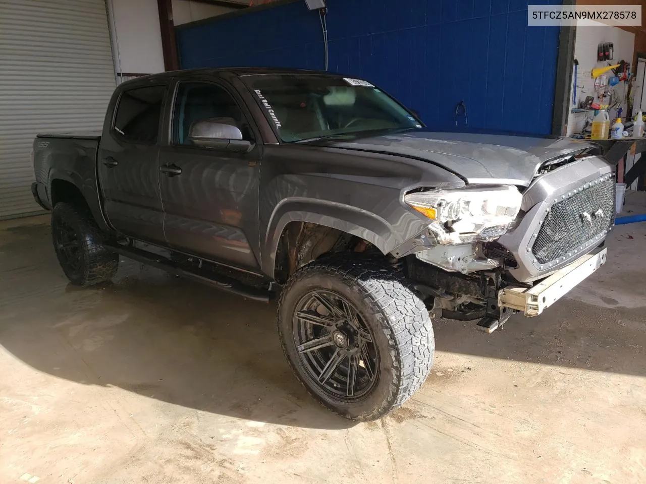 2021 Toyota Tacoma Double Cab VIN: 5TFCZ5AN9MX278578 Lot: 65728864