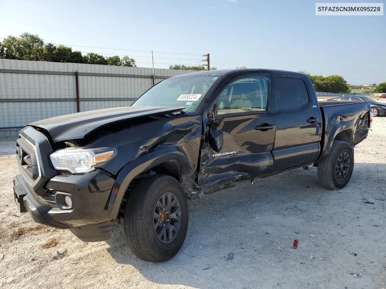 2021 Toyota Tacoma Double Cab VIN: 5TFAZ5CN3MX095228 Lot: 65850224