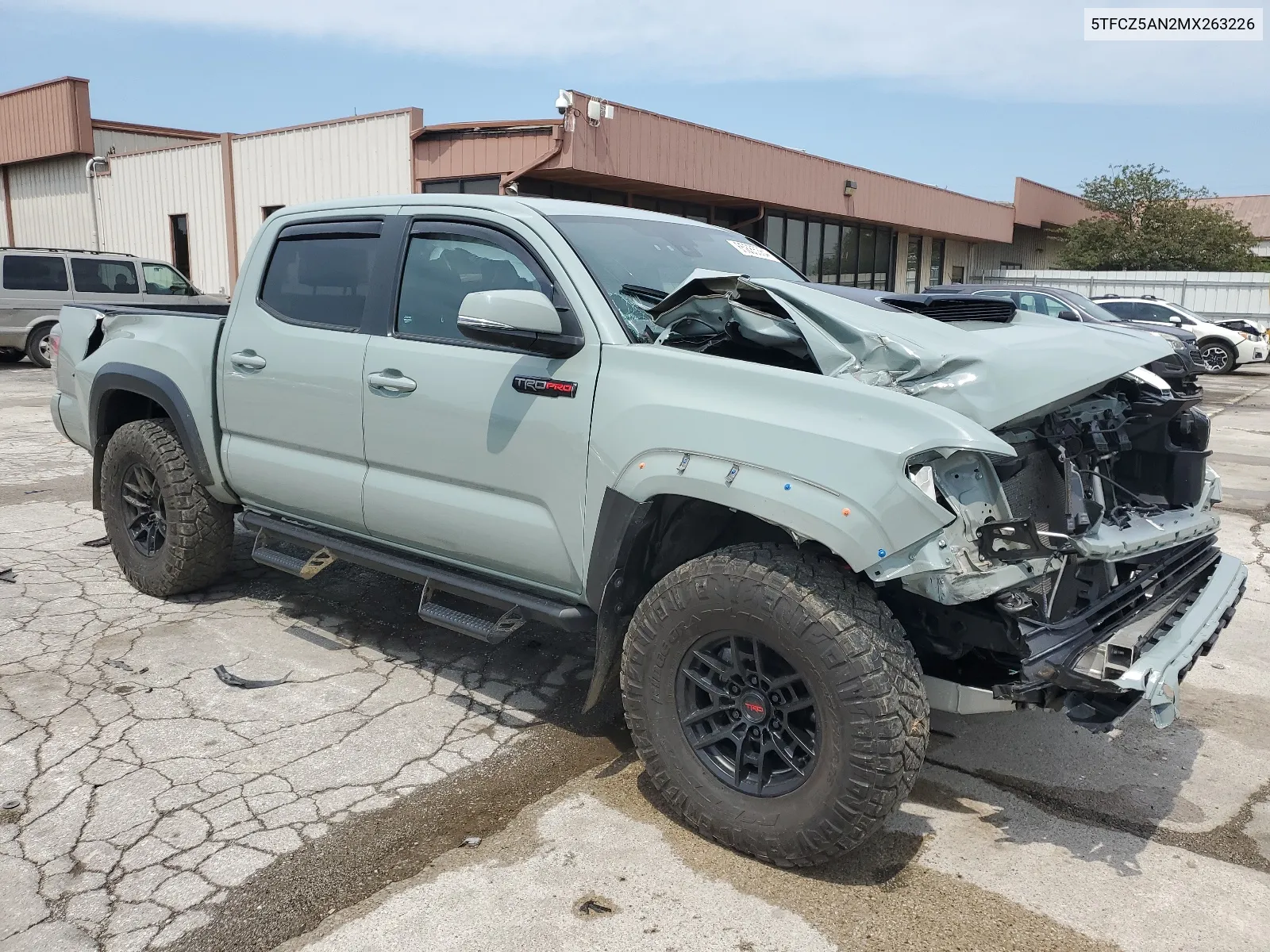 2021 Toyota Tacoma Double Cab VIN: 5TFCZ5AN2MX263226 Lot: 65885364