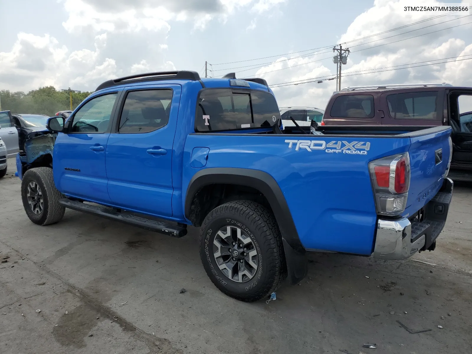 2021 Toyota Tacoma Double Cab VIN: 3TMCZ5AN7MM388566 Lot: 65936124