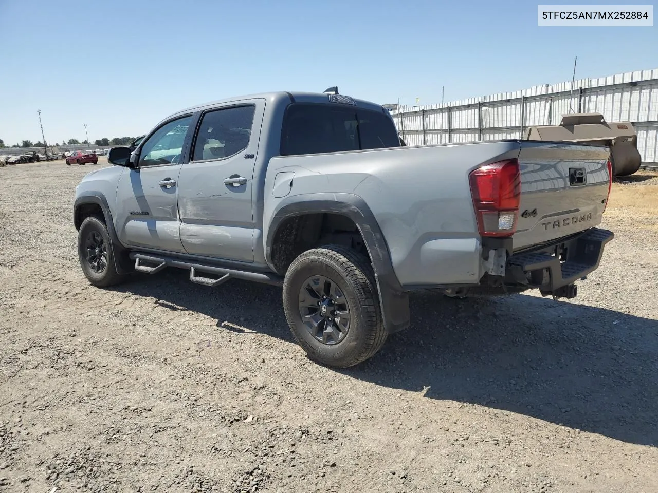 2021 Toyota Tacoma Double Cab VIN: 5TFCZ5AN7MX252884 Lot: 66029174